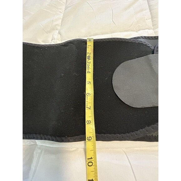 Sweet Sweat Waist Trimmer Band (Women & Men) Trainer Belt - Black Yellow Size M - Picture 5 of 5